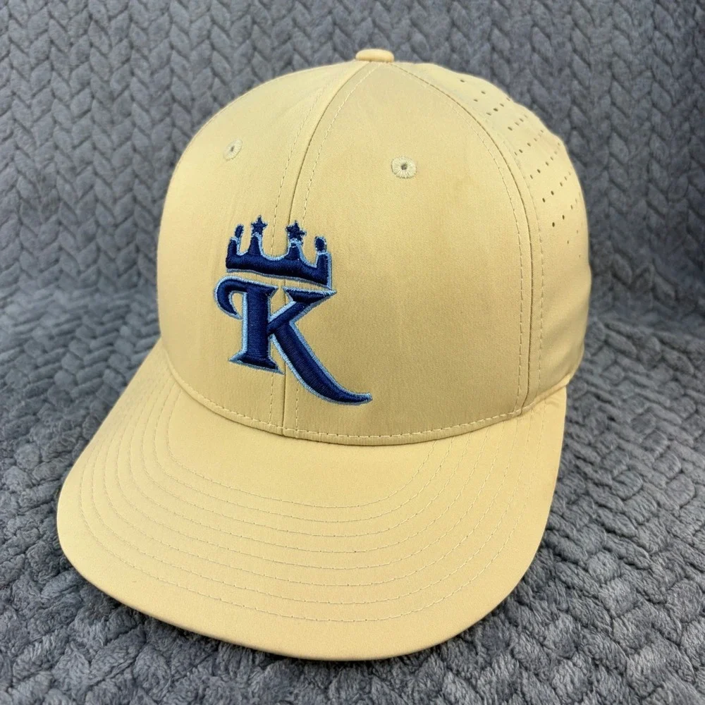 Richardson PTS Lite Arkansas Kansas City Style Crown K Tan Performance Hat Cap